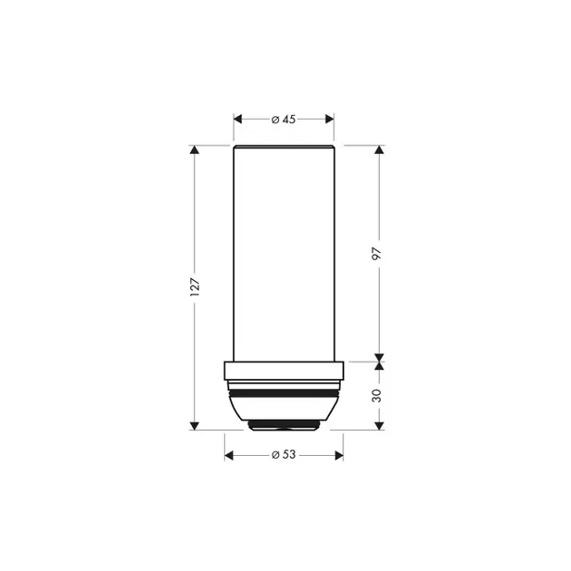 Axor - Equipment and accessories - Csaptelep kiegészítők - 97686000 – 2. kép