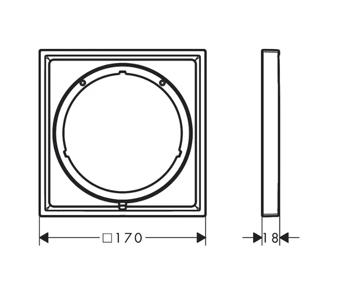 Axor - ShowerSelect ID - Csaptelep kiegészítők - 13641000 – 2. kép
