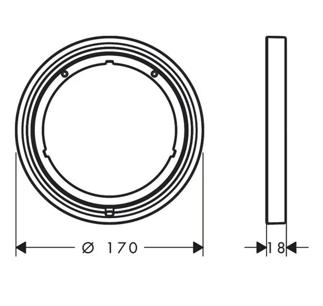 Axor - ShowerSelect ID - Csaptelep kiegészítők - 13642700 – 2. kép