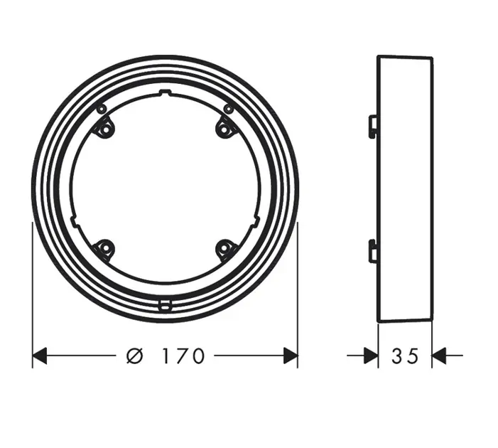 Axor - ShowerSelect ID - Csaptelep kiegészítők - 13646670 – 2. kép