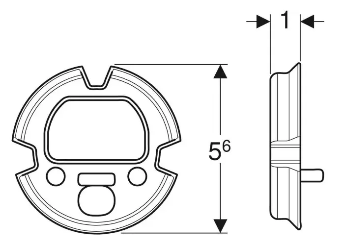 Geberit - Equipment and accessories - Csaptelep kiegészítők - 116.422.00.1 – 2. kép