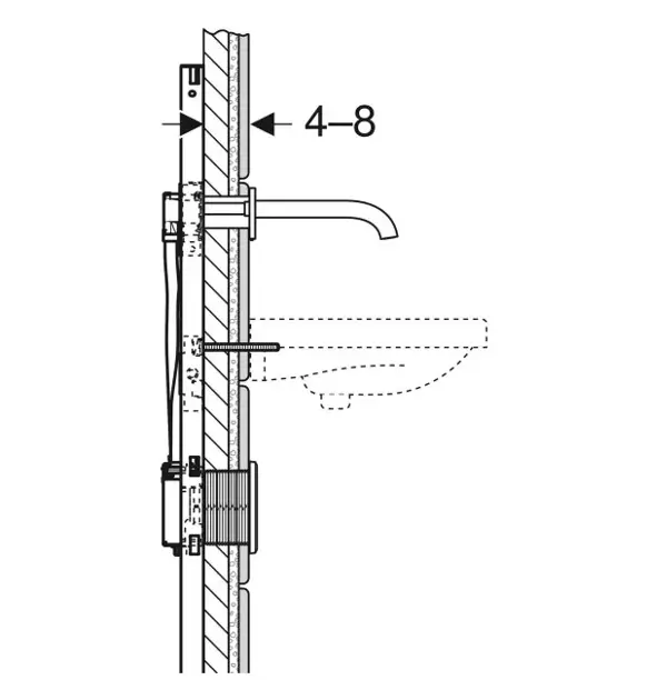 Geberit - Equipment and accessories - Csaptelep kiegészítők - 244.622.00.1 – 2. kép