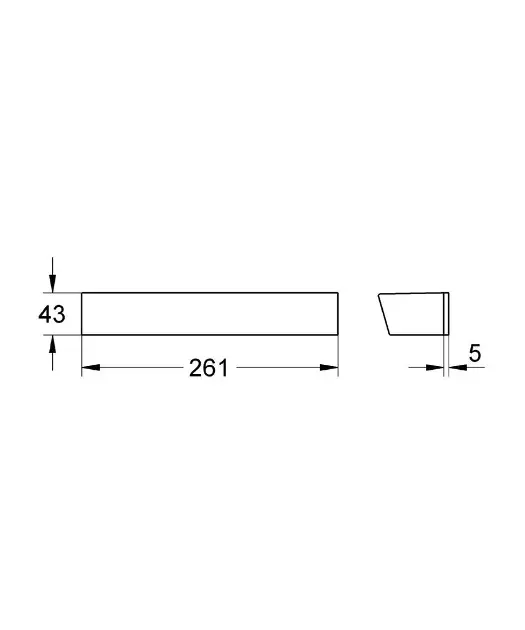 Grohe - Grohtherm 2000 - Csaptelep kiegészítők - 18608001 – 2. kép
