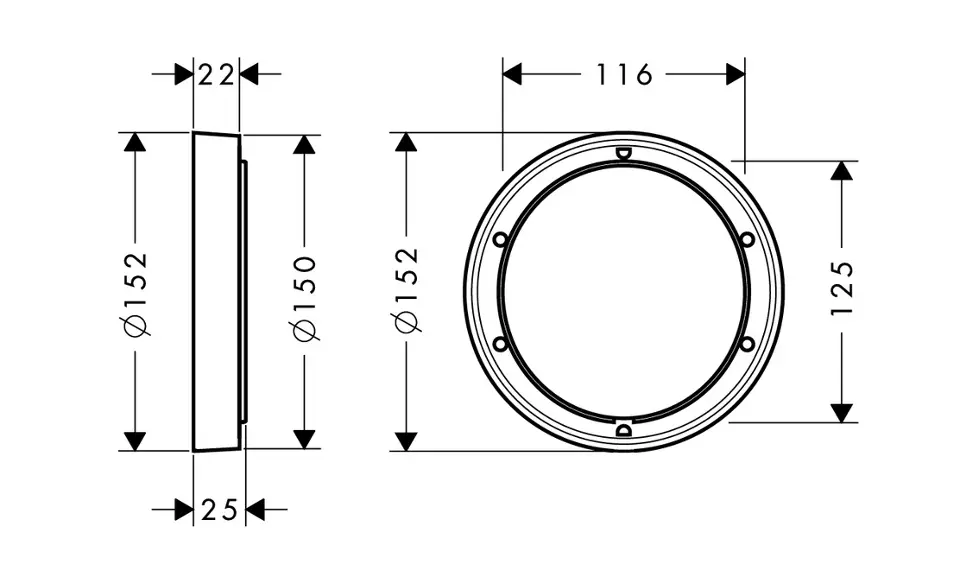Hansgrohe - Accessories - Csaptelep kiegészítők - 13597140 – 2. kép