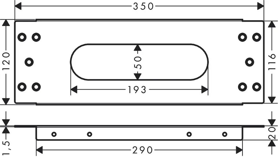 Hansgrohe - sBox - Csaptelep kiegészítők - 28016000 – 2. kép