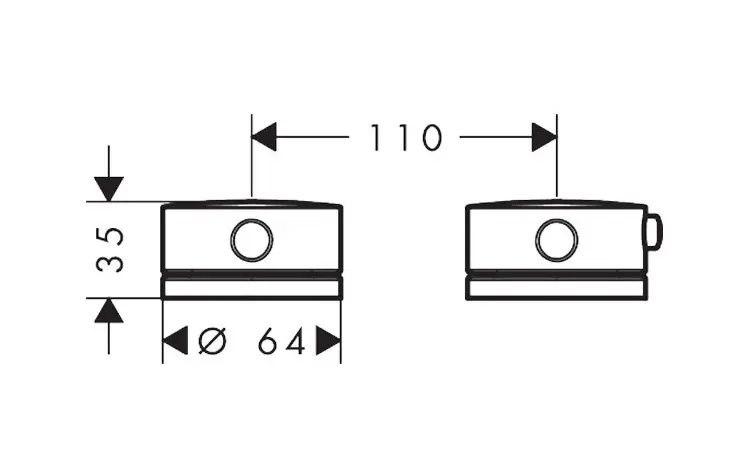 Axor - One - Kádtöltő csaptelep - 48470950 – 2. kép