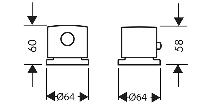 Axor - Uno - Kádtöltő csaptelep - 38480000 – 2. kép