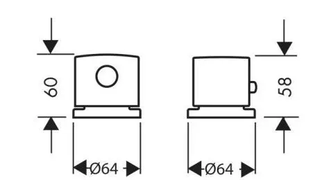 Axor - Uno - Kádtöltő csaptelep - 38480820 – 2. kép