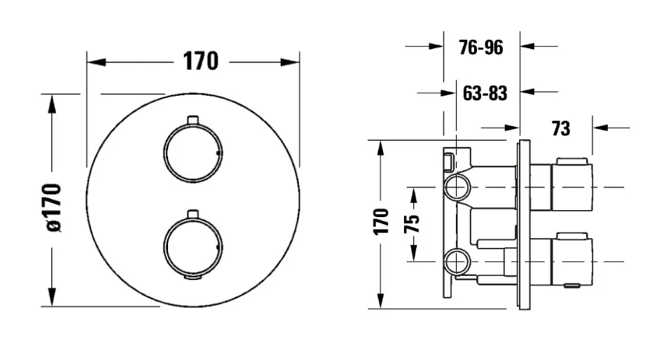 Duravit - Kádtöltő csaptelep - TH4200008046 – 2. kép