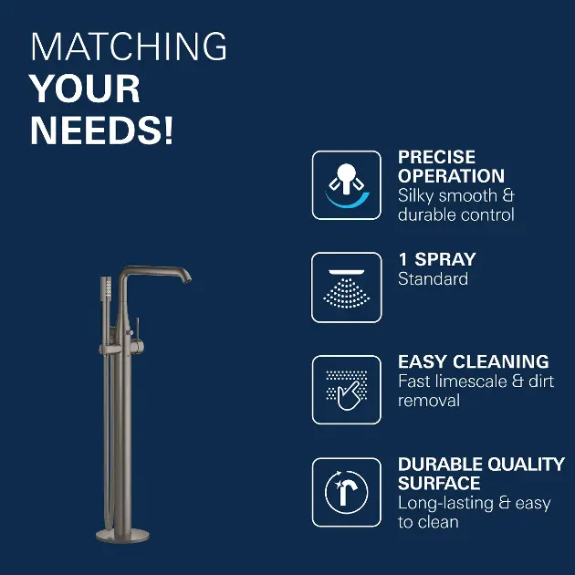 Grohe - Essence - Kádtöltő csaptelep - 23491AL1 – 6. kép