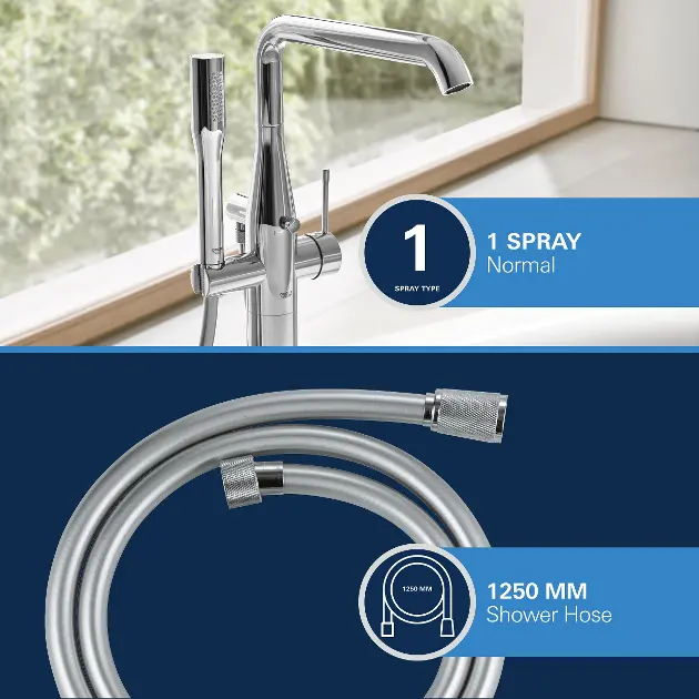 Grohe - Essence - Kádtöltő csaptelep - 23491GN1 – 7. kép