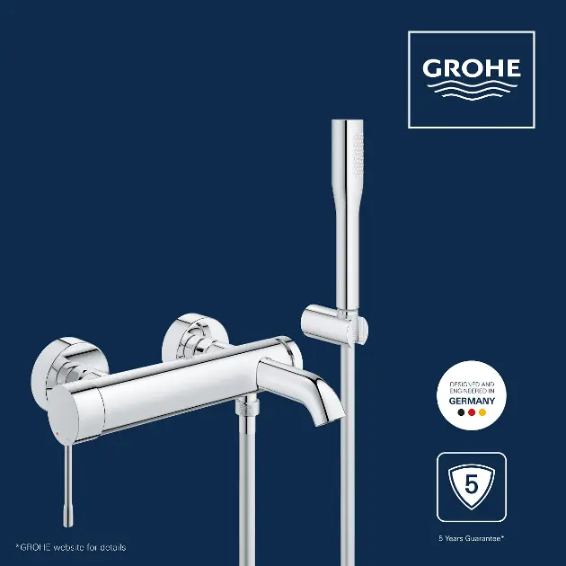 Grohe - Essence - Kádtöltő csaptelep - 33628001 – 8. kép