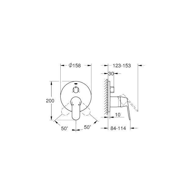 Grohe - Eurosmart Cosmopolitan - Kádtöltő csaptelep - 24226000 – 2. kép