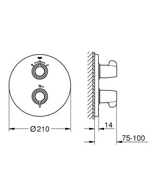 Grohe - Grohtherm Special - Kádtöltő csaptelep - 29095000 – 2. kép