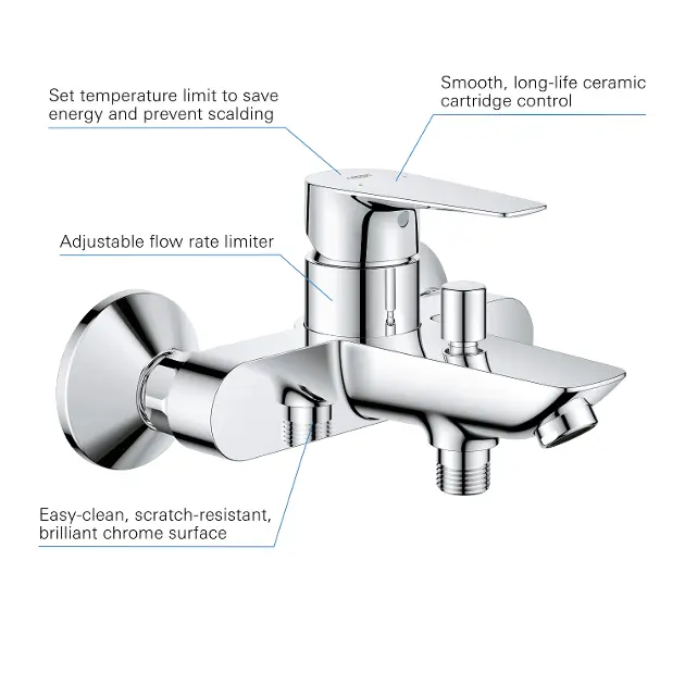 Grohe - Start Edge - Kádtöltő csaptelep - 24198001 – 11. kép