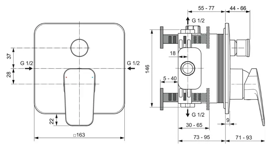 Ideal Standard - CeraPlan - Kádtöltő csaptelep - BD262AA – 2. kép
