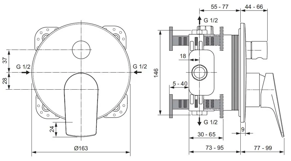 Ideal Standard - La Dolce Vita - Kádtöltő csaptelep - A7637A5 – 2. kép