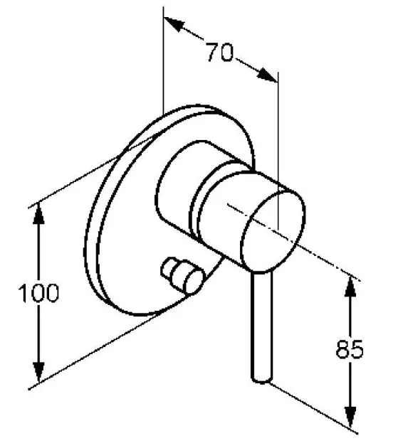 Kludi - Bozz - Kádtöltő csaptelep - 387163976 – 2. kép