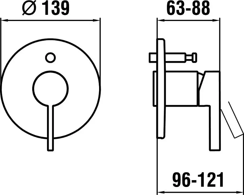 Laufen - Kartell - Kádtöltő csaptelep - H3213360040101 – 2. kép