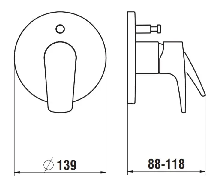 Laufen - Laurin - Kádtöltő csaptelep - HF500779100000 – 2. kép