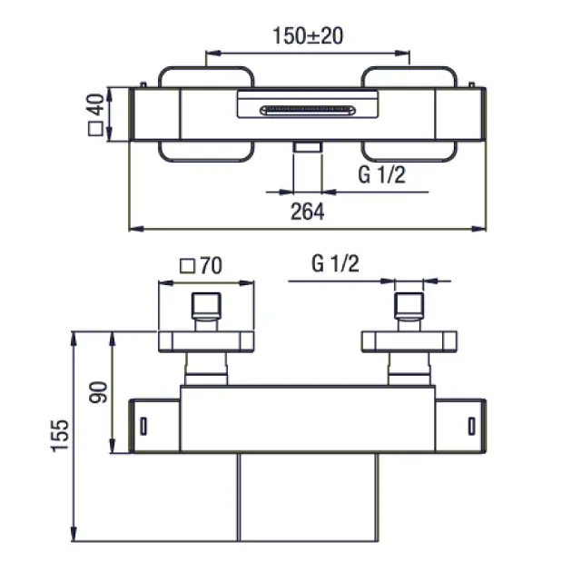 Sapho - Dimy - Kádtöltő csaptelep - DM292 – 2. kép