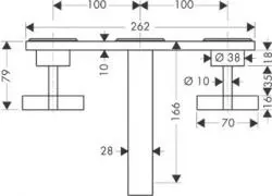 Axor - Citterio - Mosdó csaptelep - 39314000 – 2. kép