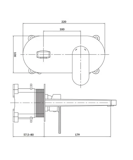 Cersanit - Crea - Mosdó csaptelep - S951-333 – 2. kép