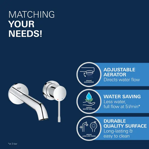 Grohe - Essence - Mosdó csaptelep - 19408001 – 6. kép