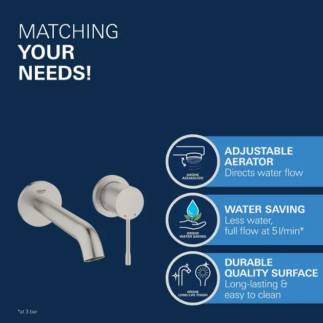 Grohe - Essence - Mosdó csaptelep - 19408DC1 – 8. kép