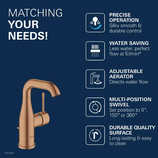 Grohe - Essence - Mosdó csaptelep - 23462DL1 – 4. kép