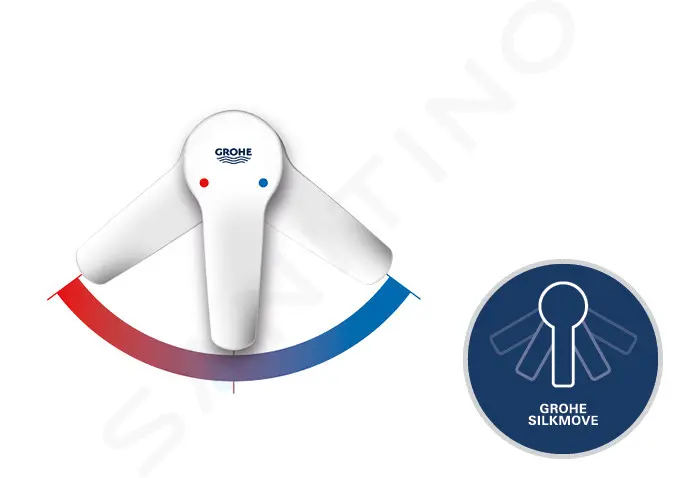 Grohe - Essence - Mosdó csaptelep - 23463001 – 16. kép