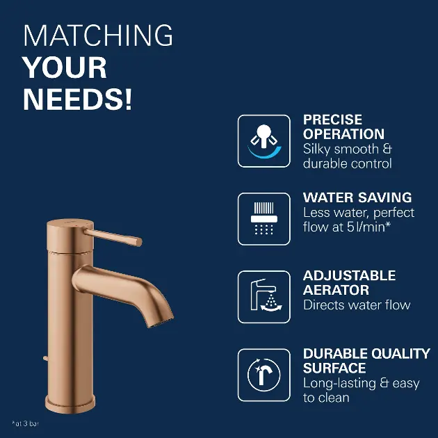Grohe - Essence - Mosdó csaptelep - 23589DL1 – 5. kép