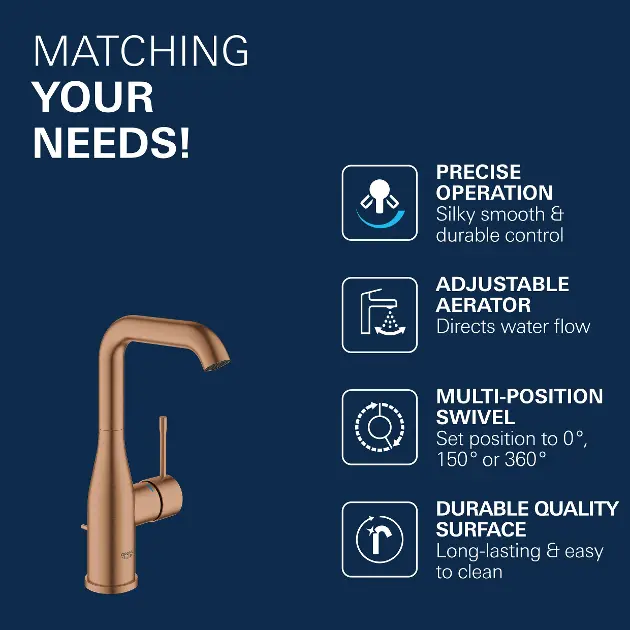 Grohe - Essence - Mosdó csaptelep - 32628DL1 – 7. kép