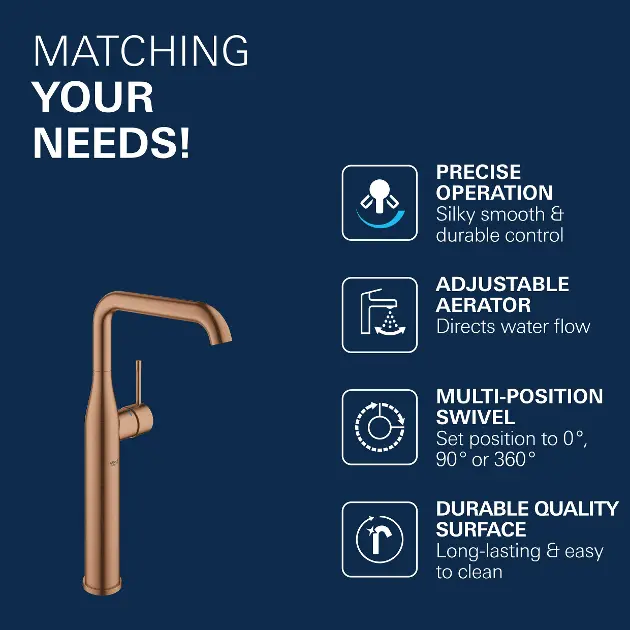 Grohe - Essence - Mosdó csaptelep - 32901DL1 – 4. kép