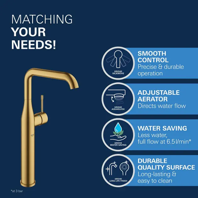 Grohe - Essence - Mosdó csaptelep - 32901GN1 – 6. kép