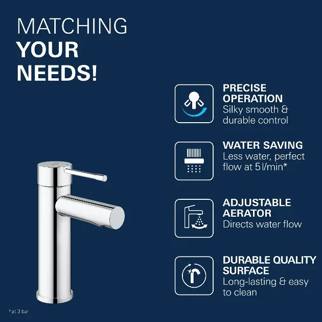 Grohe - Essence - Mosdó csaptelep - 34294001 – 4. kép