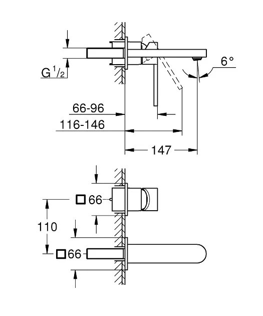 Grohe - Plus - Mosdó csaptelep - 29303AL3 – 2. kép