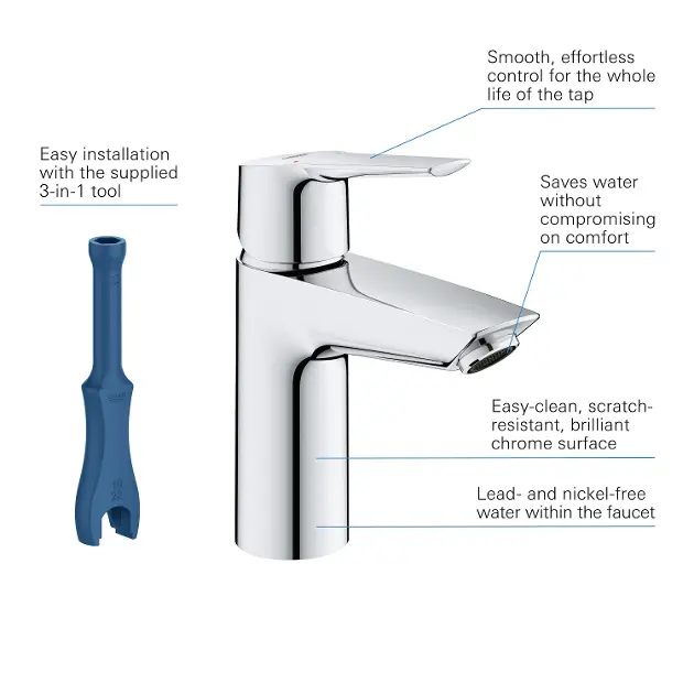 Grohe - QuickFix Start - Mosdó csaptelep - 23550002 – 8. kép