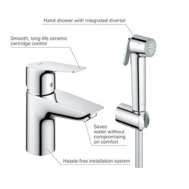 Grohe - Start Edge - Mosdó csaptelep - 23773001 – 6. kép