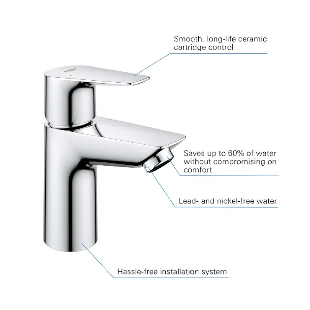 Grohe - Start Edge - Mosdó csaptelep - 23898001 – 9. kép