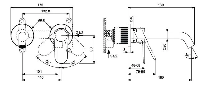 Ideal Standard - Cerafine Nuovo - Mosdó csaptelep - BD776XG – 2. kép