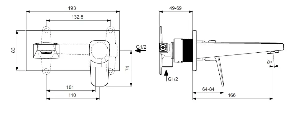 Ideal Standard - CeraPlan - Mosdó csaptelep - BD244AA – 2. kép