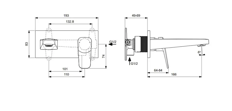 Ideal Standard - CeraPlan - Mosdó csaptelep - BD244XG – 2. kép
