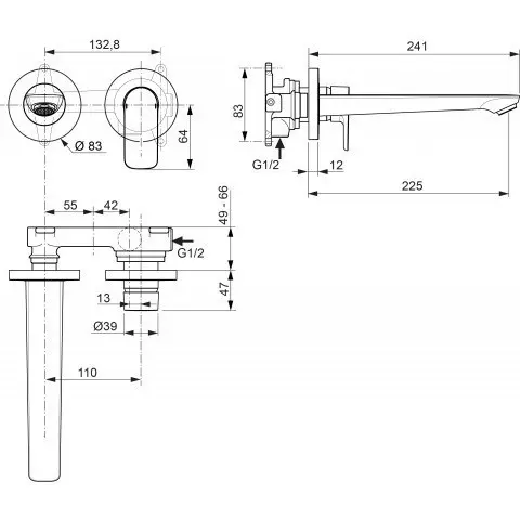 Ideal Standard - Connect Air - Mosdó csaptelep - A7009AA – 2. kép