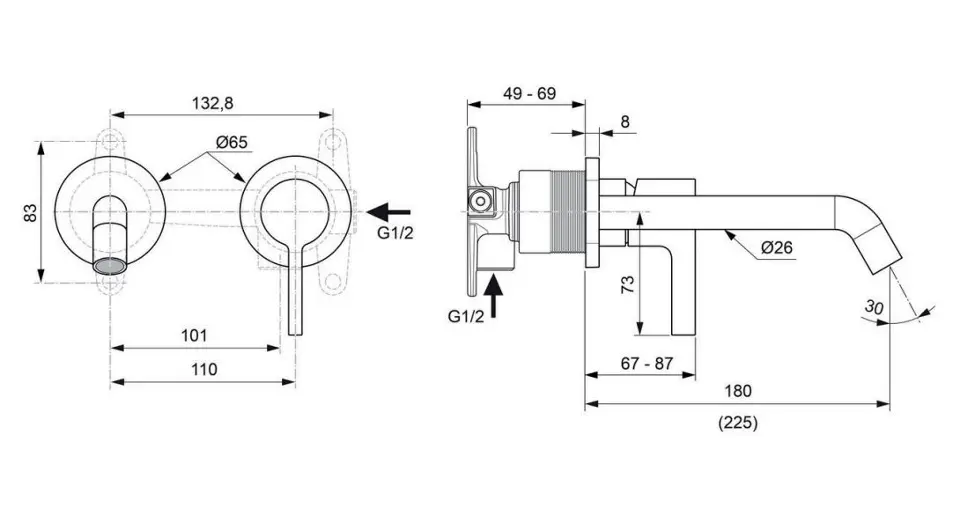 Ideal Standard - Joy - Mosdó csaptelep - A7378GN – 2. kép