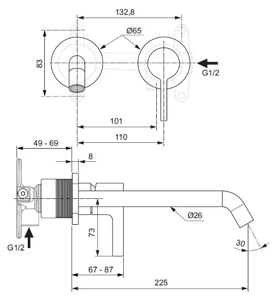 Ideal Standard - Joy - Mosdó csaptelep - A7379A2 – 2. kép