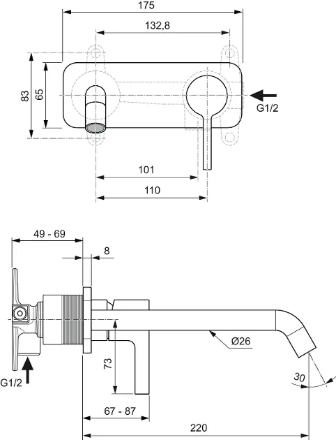 Ideal Standard - Joy - Mosdó csaptelep - A7381AA – 2. kép