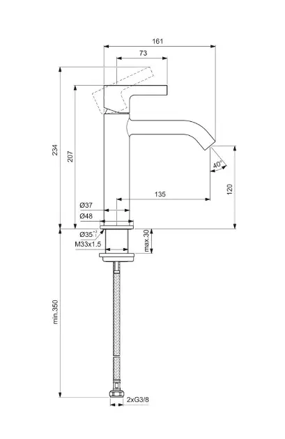 Ideal Standard - Joy - Mosdó csaptelep - BE279AA – 2. kép
