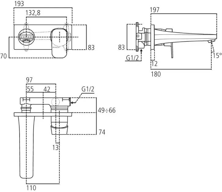 Ideal Standard - Tonic II - Mosdó csaptelep - A6334AA – 2. kép