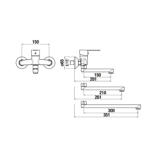 Jika - Lyra Smart - Mosdó csaptelep - H3111Z70042301 – 2. kép
